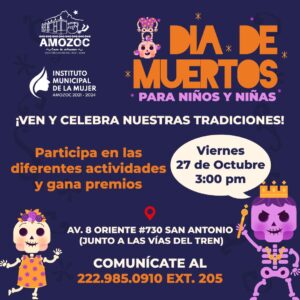 27-Oct-23 Día de Muertos para niños y niñas